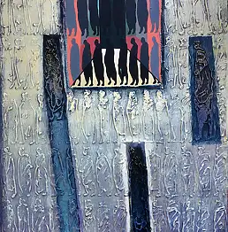 Aleksander Grzybek, Выбор, 2020, Акрилова картина - холст, 70 x 80