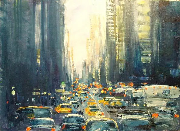 Kazimierz Komarnicki - Leaving the City