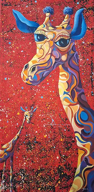 Jolanta Kitowska, Wyniosła, Obraz olejny - płótno, 50 x 100