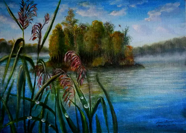 Anna Maria Modrzejewska - The island on the lake