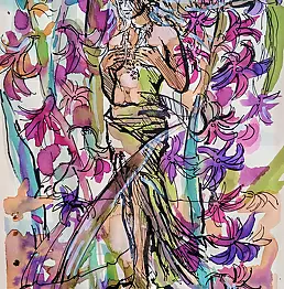 Anna Borcz - Wyspiarka i hiacynty