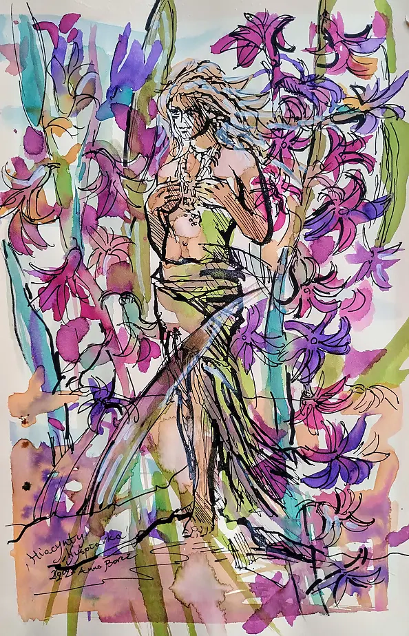 Anna Borcz - Wyspiarka i hiacynty