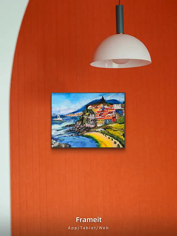 Krystyna Mościszko, Isole Canarie, Dipinto acrilico - tela, 50 x 40