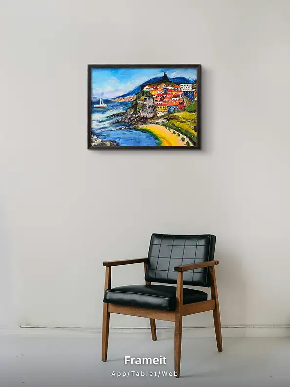 Krystyna Mościszko, Isole Canarie, Dipinto acrilico - tela, 50 x 40