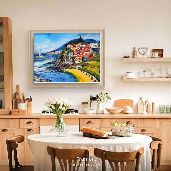 Krystyna Mościszko, Isole Canarie, Dipinto acrilico - tela, 50 x 40