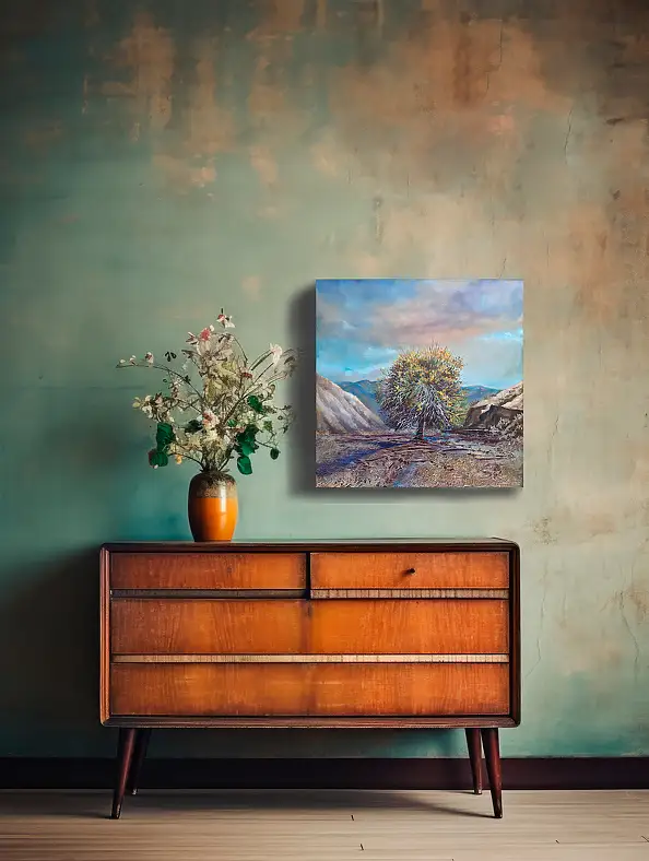 Urszula Świtaj, "Wytrwałość", Obraz akrylowy - płótno, 40 x 40