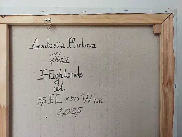 Anastasiia Kurkova, Wyżyny, Obraz olejny - płótno, 50 x 35