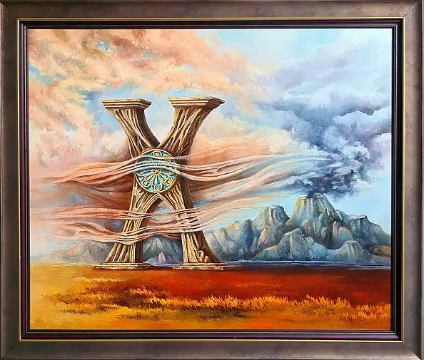 Urszula Świtaj, Monumento, Quadro a olio - tela, 55 x 46