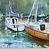 Zdzisław Rutkowski - Jachty w porcie