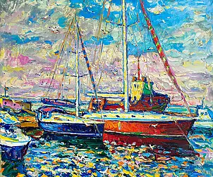 Andrey Chebotaru - Yachts in the arms of the sun