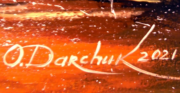 Olha Darchuk - Yachts in the mountain harbor