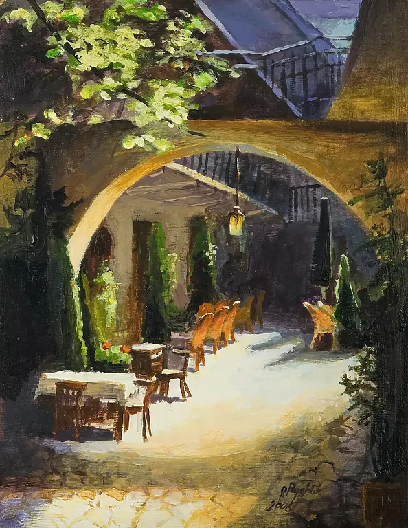 Renata Rychlik - Yard pub "Stable" Kazimierz in Krakow