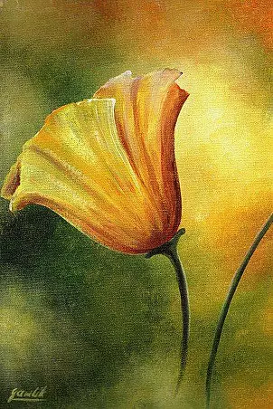Ewa Gawlik - gelbe Blume