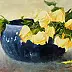Tadeusz Gazda - Yellow roses in a bowl