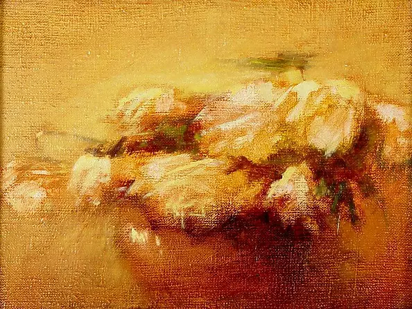 Tadeusz Gazda - Żółe róże sepia