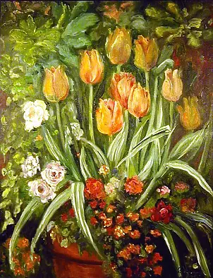 Urszula Nieborak - yellow tulips
