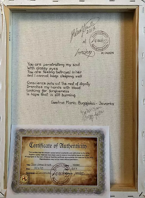 Vorden . - Your conscience