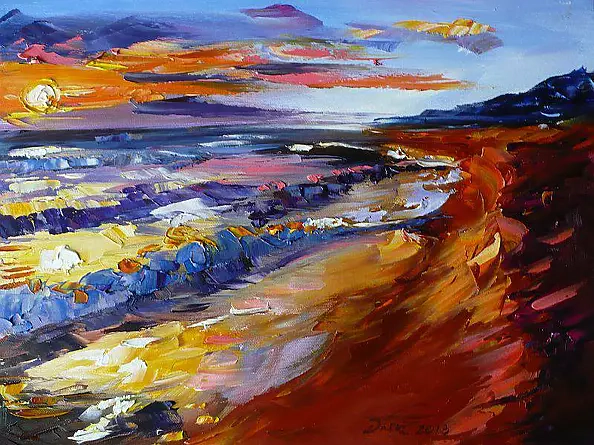 Dorota Łaz - SUNSET ON THE SEA