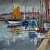 Dorota Łaz - SAILING BOATS IN PORT 1