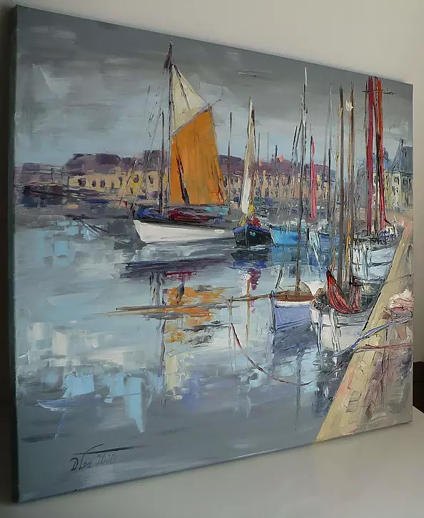 Dorota Łaz - SAILING BOATS IN PORT 1