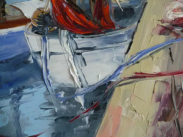 Dorota Łaz - SAILING BOATS IN PORT 1