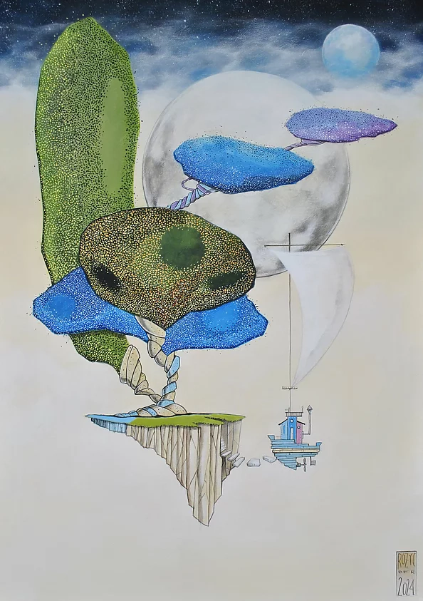 Dariusz Franciszek Różyc - ''BEYOND THE HORIZON OF DREAM'' series ''Not so distant..''