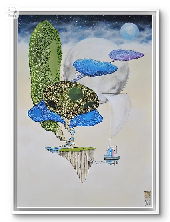 Dariusz Franciszek Różyc - ''BEYOND THE HORIZON OF DREAM'' series ''Not so distant..''