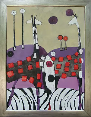 Hanna Karasińska Eberhardt - ZEBRA AND GIRAFFE II