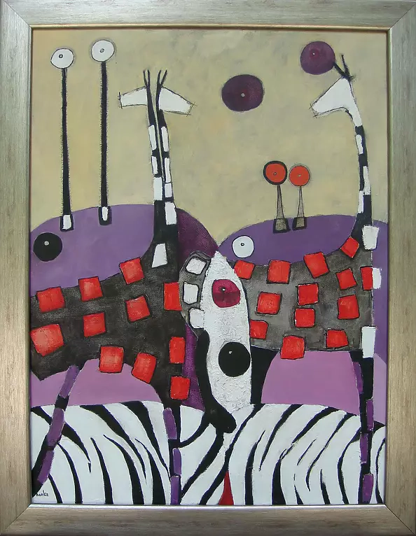 Hanna Karasińska Eberhardt - ZEBRA AND GIRAFFE II