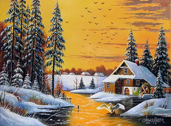 Czesław Szwajkosz - ZIMA