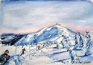 Bernadeta Nowak - ZIMOWE KARKONOSZE - W STRONĘ ŚNIEŻKI