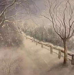 ANNA MECHLIŃSKA - WINTER LANDSCAPE