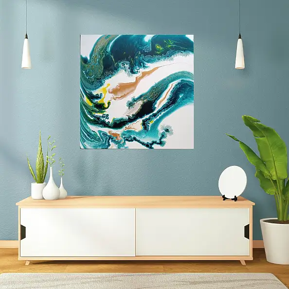 Joanna Bilska, SABBIE DORATE, Quadro ad acrilico - tela, 70 x 70