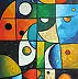 Serge Ra, ŻYCIE, Obraz olejny - płótno, 50 x 70