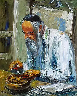 Dorota Łaz - JEW counting money