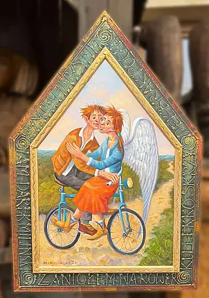 Dariusz Miliński - Con un angelo in bicicletta