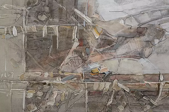 Adam Pilorz - Z cyklu ARTEFAKTY, dyptyk