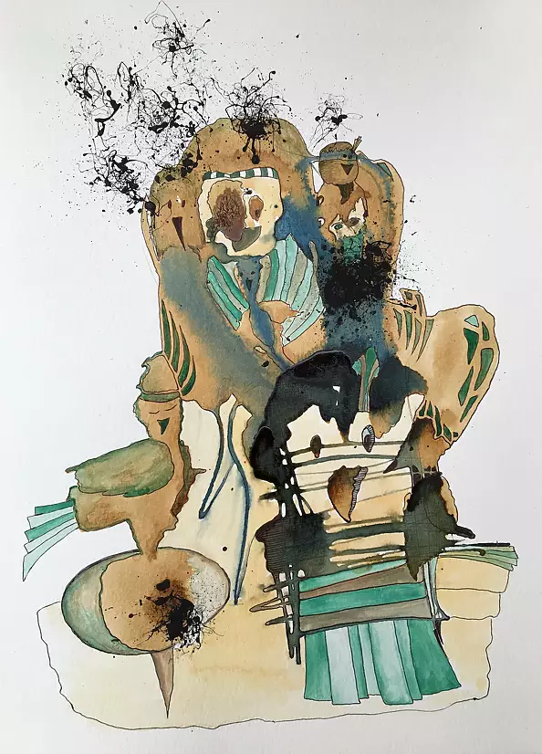 Anita Grobelak - From the series "Illustrations to thoughts with a cut knee ..."