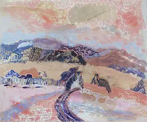 Monika Kalityńska, Z cyklu Jeszcze pejzaż 01, Obraz olejny - płótno, 120 x 100