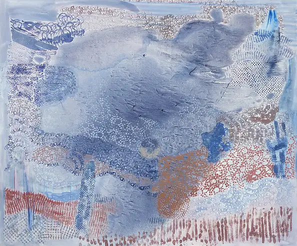 Monika Kalityńska, Z cyklu Jeszcze pejzaż 02, Obraz olejny - płótno, 120 x 100