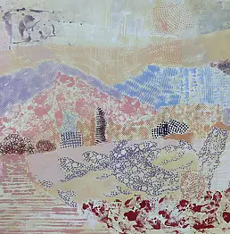 Monika Kalityńska, Aus der Serie Another Landscape 03, Ölbild - Leinwand, 130 x 100