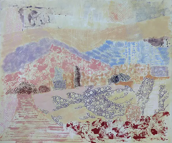 Monika Kalityńska, From the series Another Landscape 03, Oil painting - canvas, 130 x 100