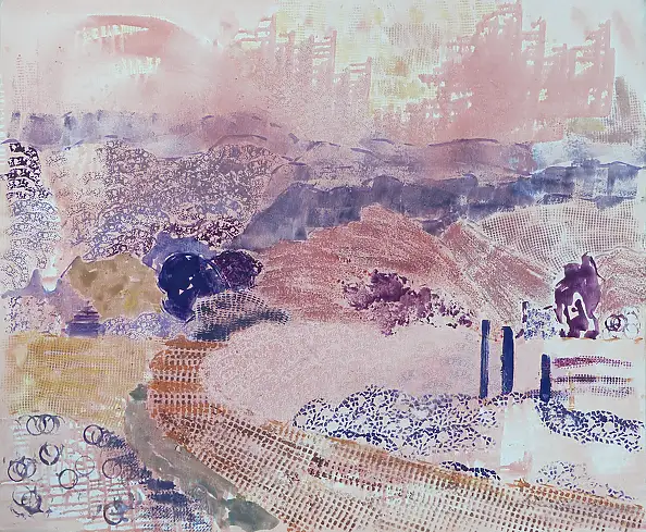 Monika Kalityńska, Z cyklu Jeszcze pejzaż 05, Obraz olejny - płótno, 120 x 100