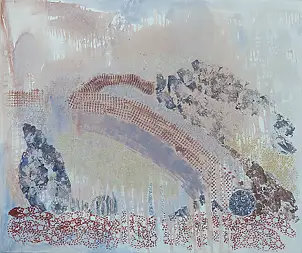 Monika Kalityńska, Z cyklu Jeszcze pejzaż 09, Obraz olejny - płótno, 120 x 100