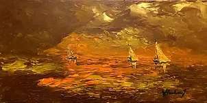 Jerzy Stachura - From the series "Three Sails - Brown"