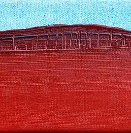 Anna Kordowicz Markuszewska, Из серии: Исчезновение 4 СЕЗОНА, Масляная картина - холст, 28 x 13