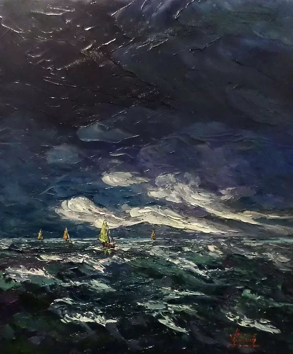 Jerzy Stachura - From the series: Sea climates 13