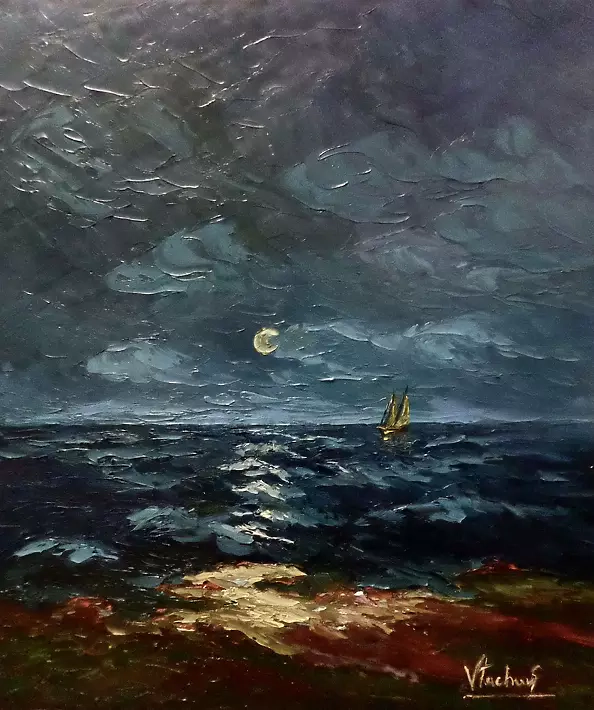 Jerzy Stachura - From the series: Sea climates 14