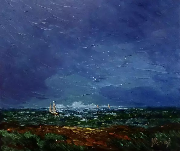 Jerzy Stachura - From the series: Sea climates 19