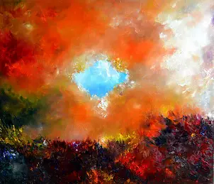 Adam Piotr Rutkowski - Z cyklu kosmiczne płótna -P7